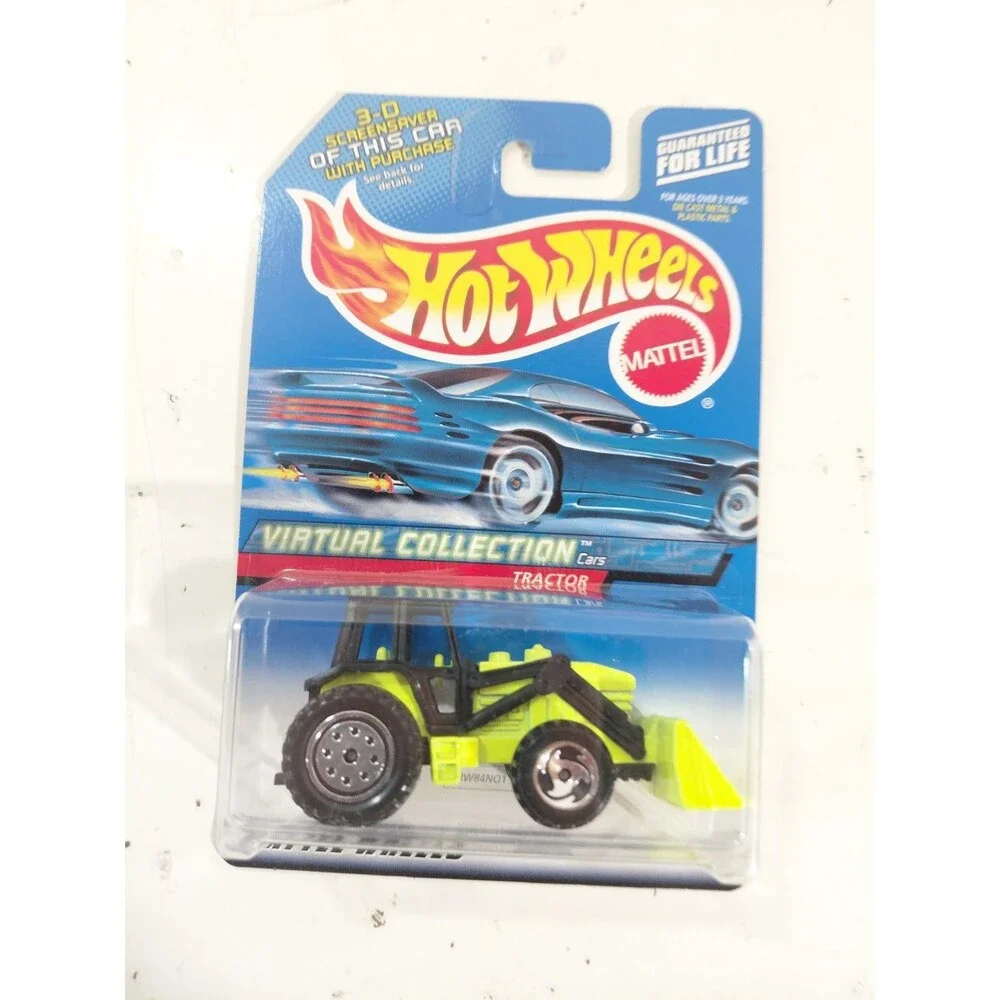 NIP Hot Wheels Virtual Collection 1:64 Die Cast Tractor w/ Front End loader